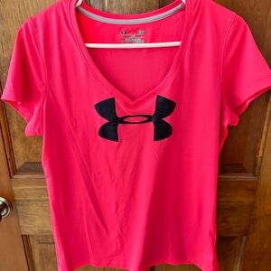 LG Women's Bright Pink V-Neck Tee